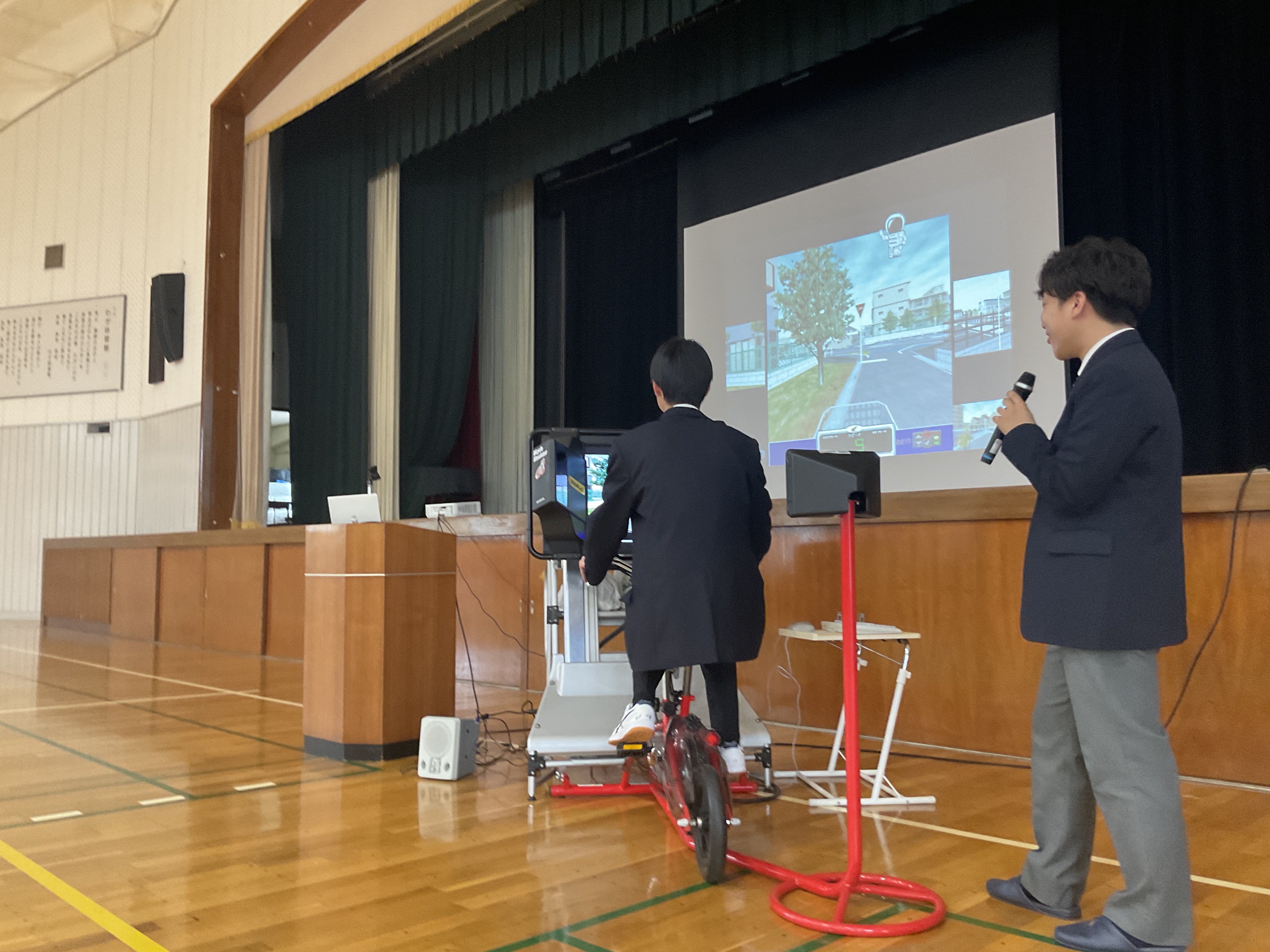 愛知県立時習館高校にて交通安全教室を実施しました！