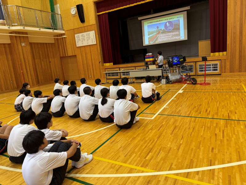 くすのき特別支援学校の高等部産業科の方を対象に交通安全教室を実施しました！